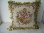 Needlepoint Cushion, handmade cushion cover, handmade woolen pillow cover